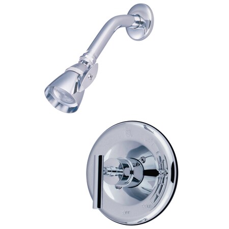 Kingston Brass Shower Faucet, 2, Wall Mount, Polished Chrome KB6631CMLSO
